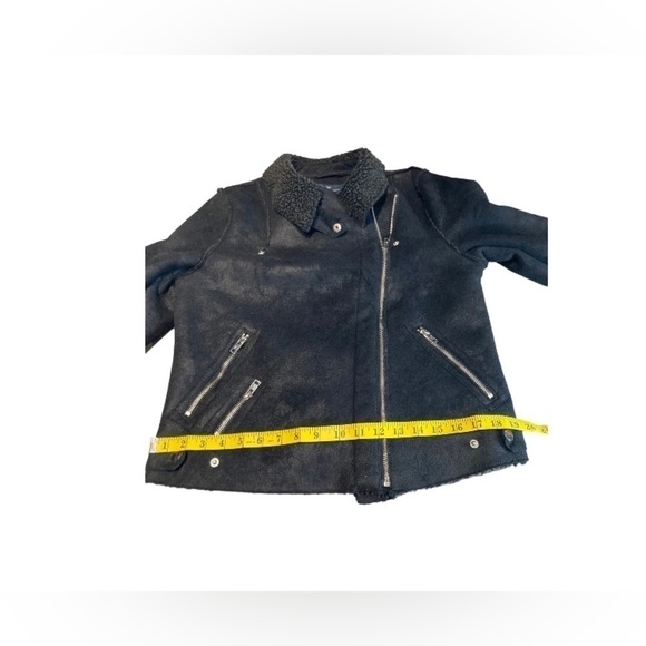 American Eagle - Women’s Faux Suede Faux Fur Moto Jacket - Picture 13 of 13
